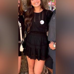 Black loveshack fancy dress size small